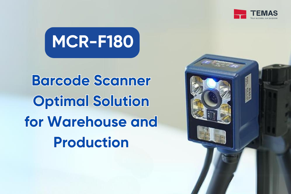Máy quét mã vạch MCR-F180: Giải pháp tối ưu cho quản lý kho hàng và sản xuất